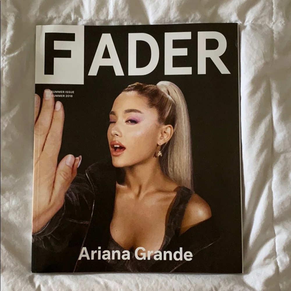 SOLD FADER Ariana Grande Summer 2018 Magazine